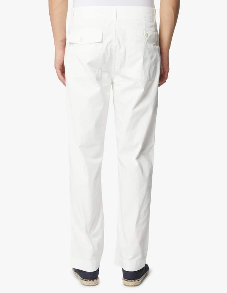 rinascente East Harbour Wide fatigue pant - white