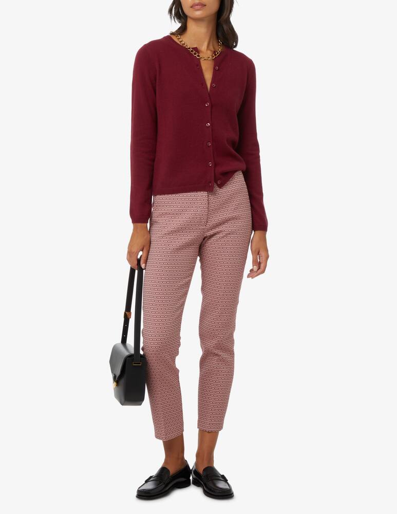 rinascente Pure Cashmere Long sleeved jumper korean neck - Red