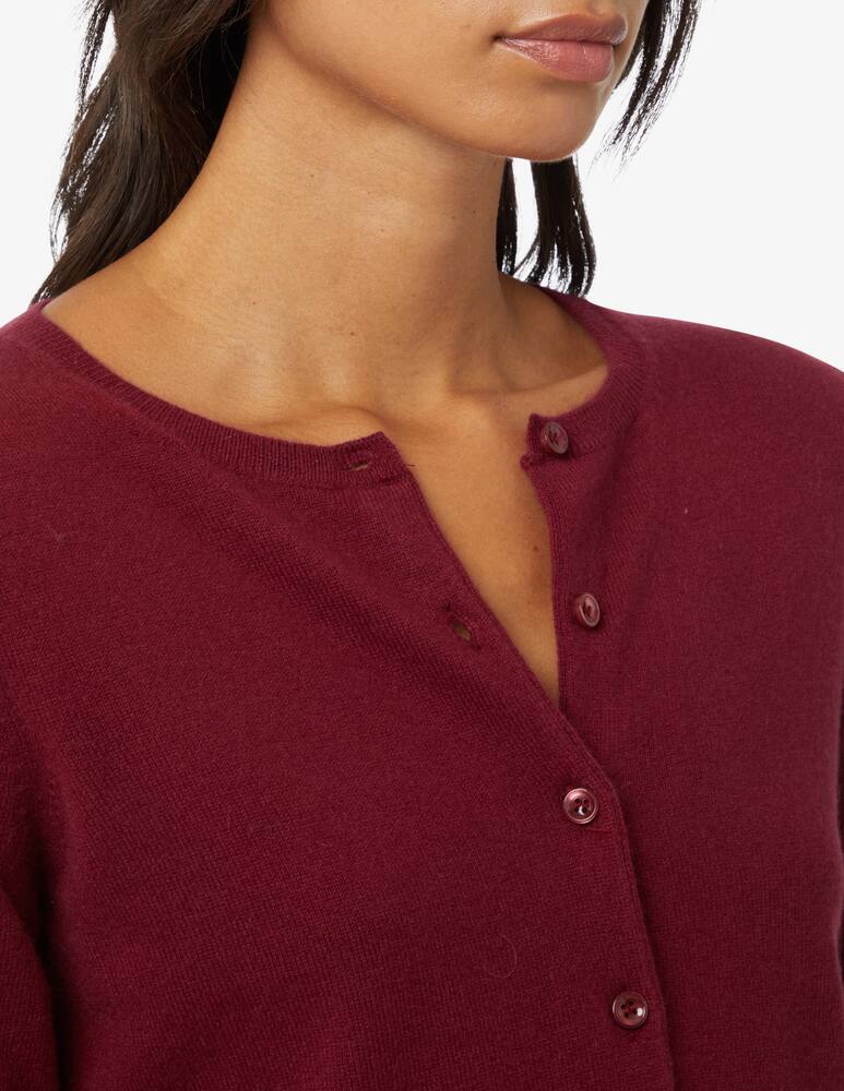 rinascente Pure Cashmere Long sleeved jumper korean neck - Red