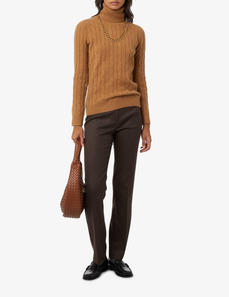 rinascente Pure Cashmere Dolce vita treccia - Marrone