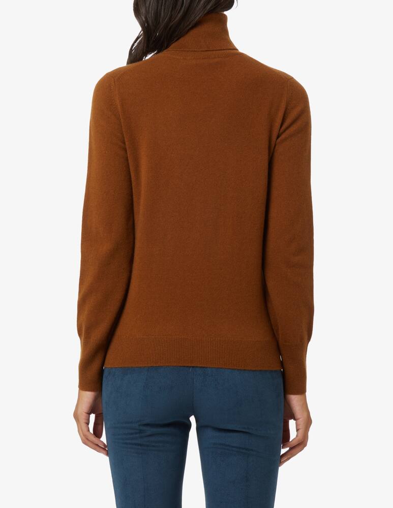 rinascente Pure Cashmere Dolce vita manica lunga con costine - Marrone
