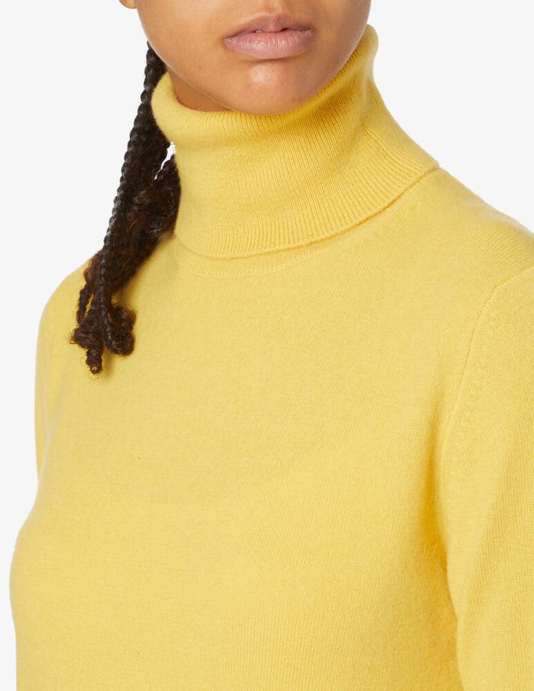 rinascente Pure Cashmere Dolce vita manica lunga con costine - Giallo