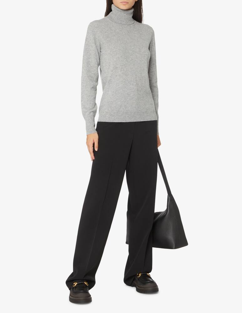 rinascente Pure Cashmere Ribbed long sleeves turtleneck - Grey