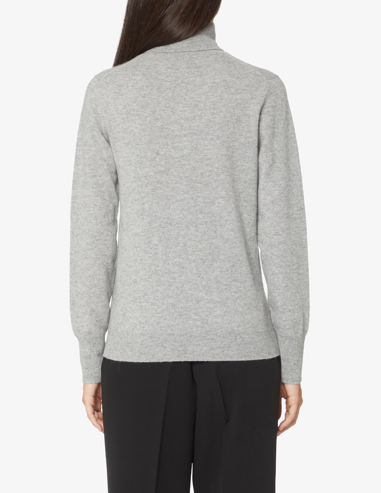 rinascente Pure Cashmere Ribbed long sleeves turtleneck - Grey