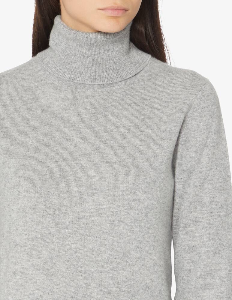rinascente Pure Cashmere Ribbed long sleeves turtleneck - Grey
