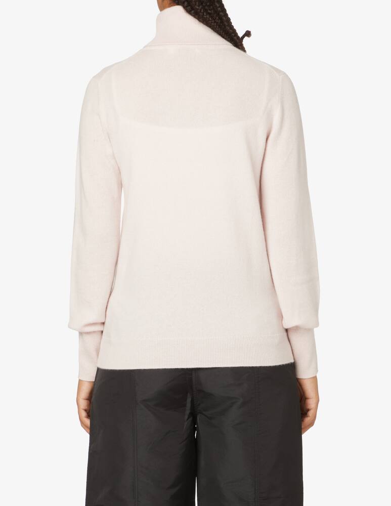 rinascente Pure Cashmere Dolce vita manica lunga con costine - Rosa