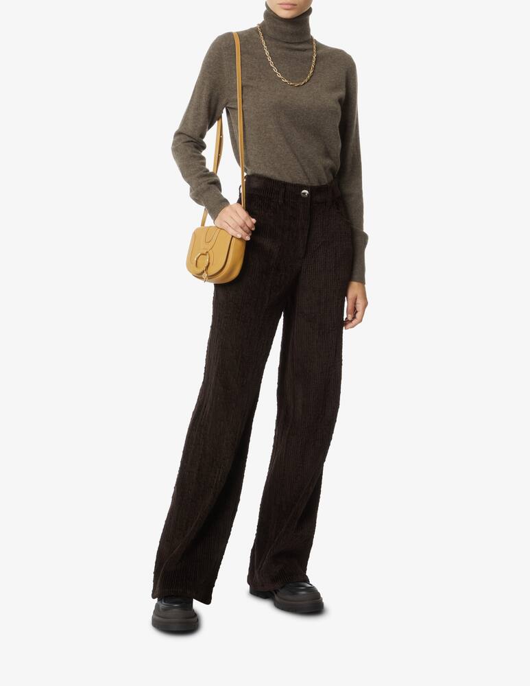 rinascente Pure Cashmere Ribbed long sleeves turtleneck - Grey