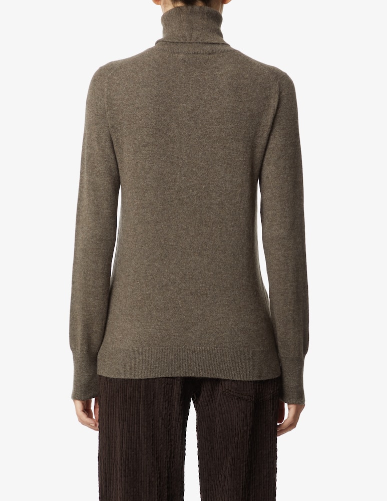 rinascente Pure Cashmere Ribbed long sleeves turtleneck - Grey