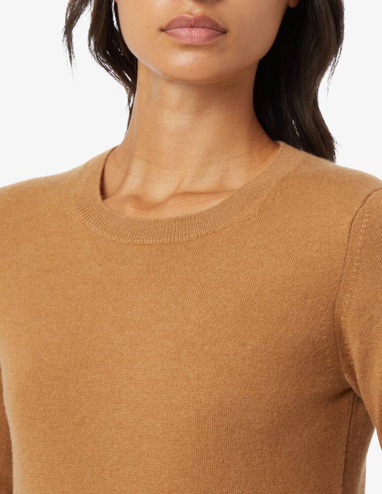 rinascente Pure Cashmere Ribbed crewneck long sleeves jumper - Brown