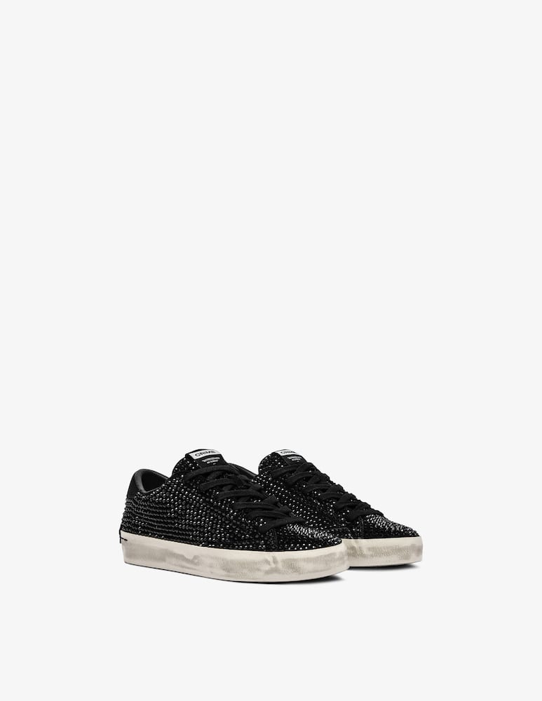 rinascente Crime London Sneakers con cristalli allover distressed