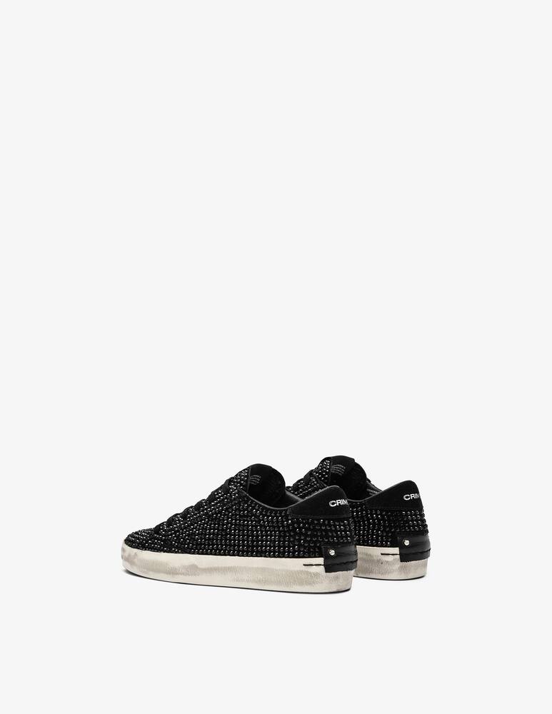 rinascente Crime London Sneakers con cristalli allover distressed