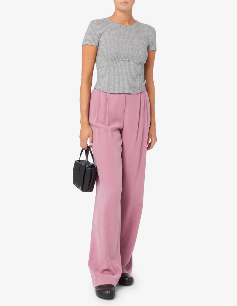 rinascente Face to Face Style Courtney ribbed T-shirt