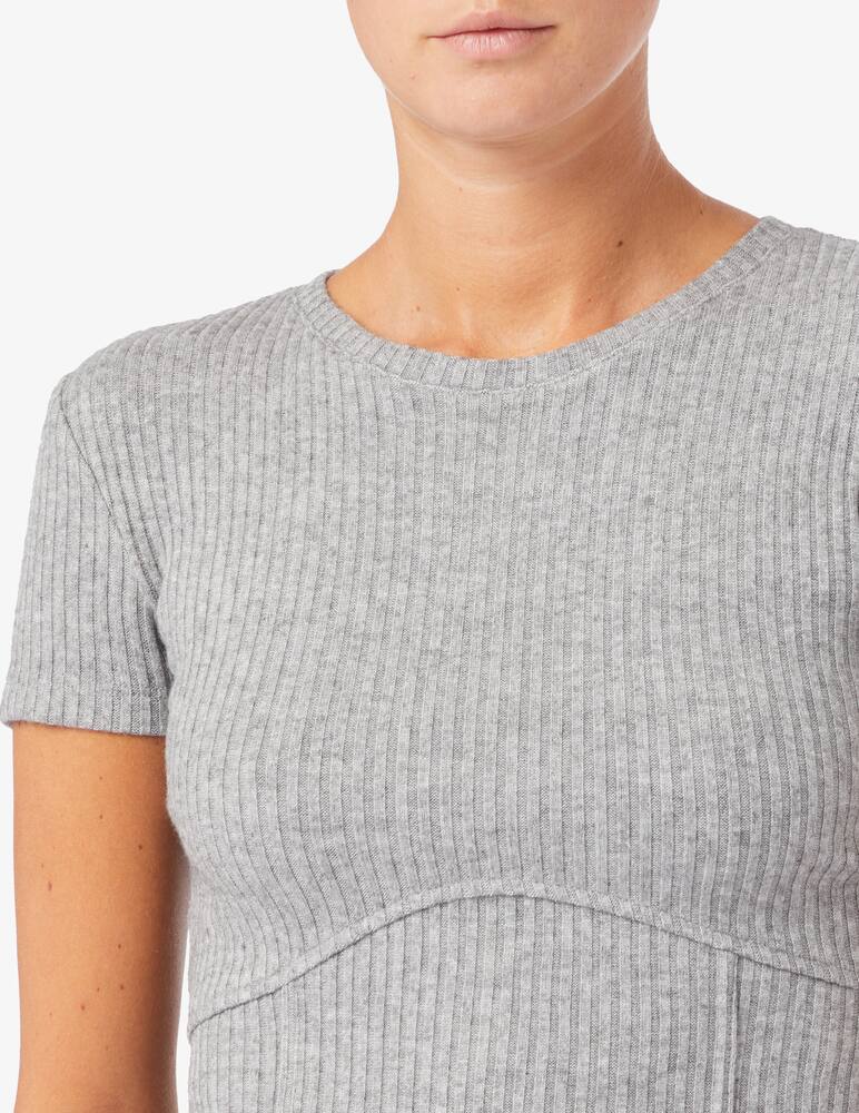 rinascente Face to Face Style Courtney ribbed T-shirt