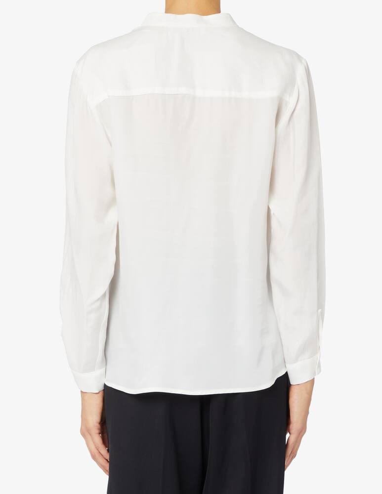rinascente Face to Face Style Cupro cleo blouse with pockets