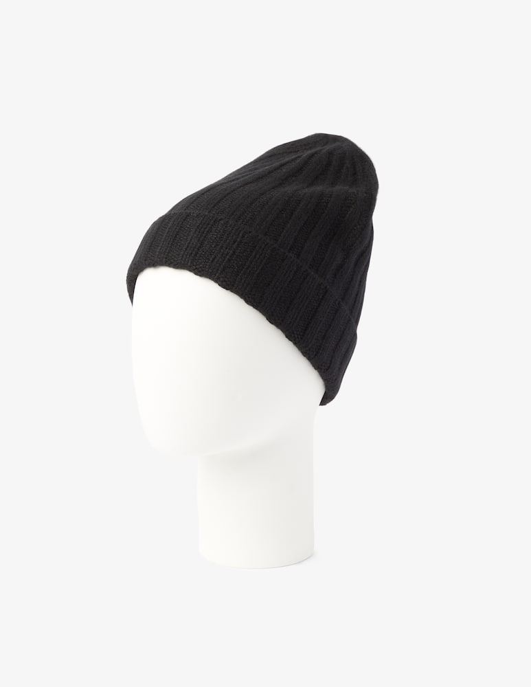 rinascente Pure Cashmere Beanie - Black