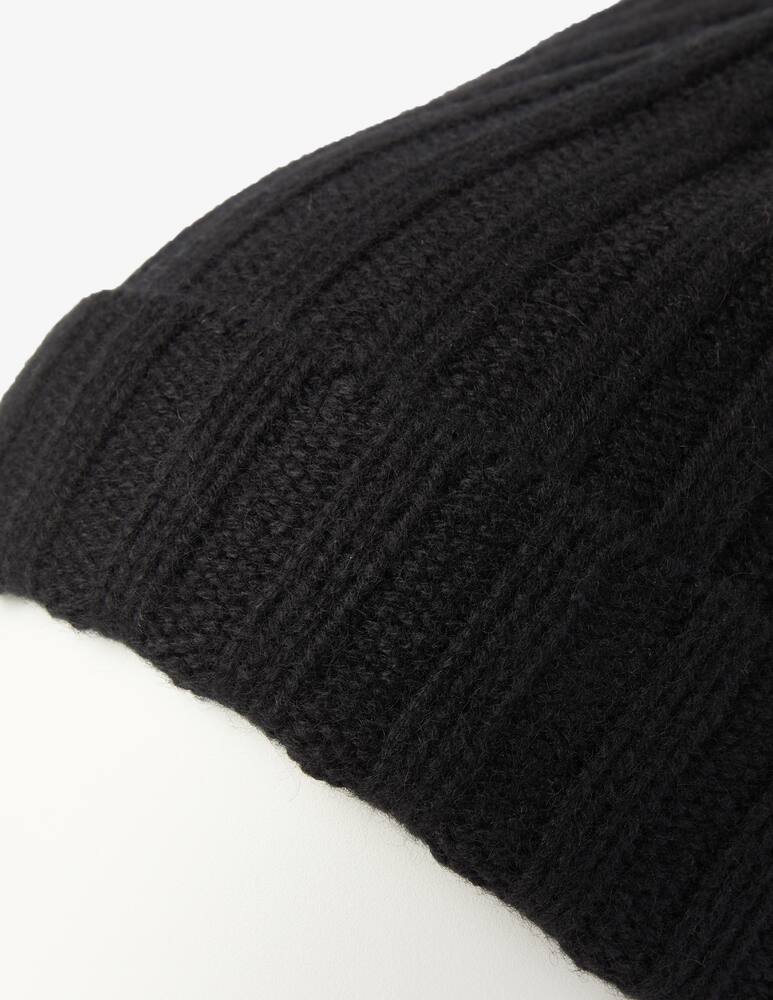 rinascente Pure Cashmere Beanie - Black
