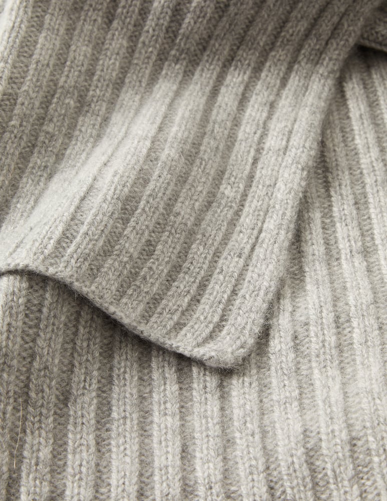 rinascente Pure Cashmere Sciarpa maglia inglese - Grigio
