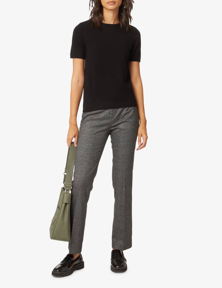 rinascente Pure Cashmere Short sleeved jumper crewneck - Black