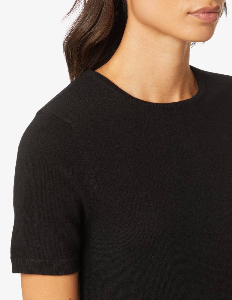 rinascente Pure Cashmere Short sleeved jumper crewneck - Black