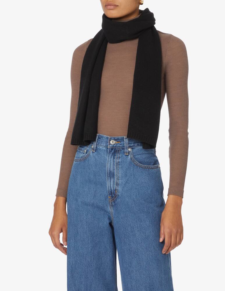 rinascente Pure Cashmere Sciarpa rasata - Nero