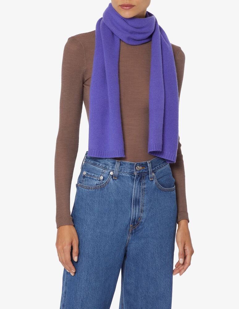 rinascente Pure Cashmere Sciarpa rasata - Viola