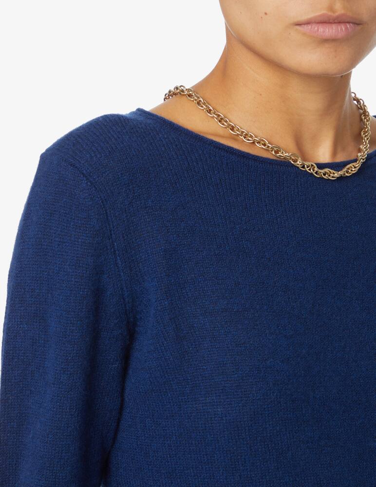 rinascente Pure Cashmere Maglione scollo a barca - Blu