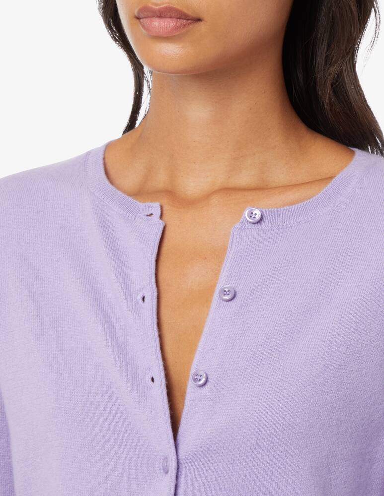 rinascente Pure Cashmere Long sleeved jumper korean neck - Lilac