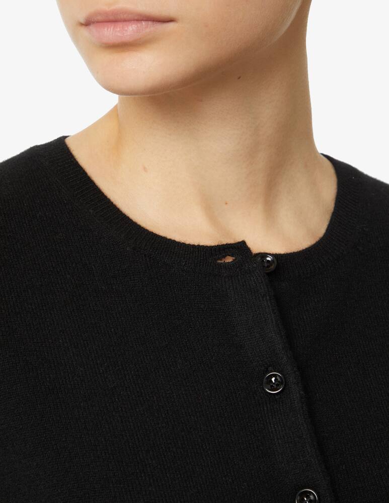 rinascente Pure Cashmere Maglione a manica lunga con scollo alla coreana - Nero