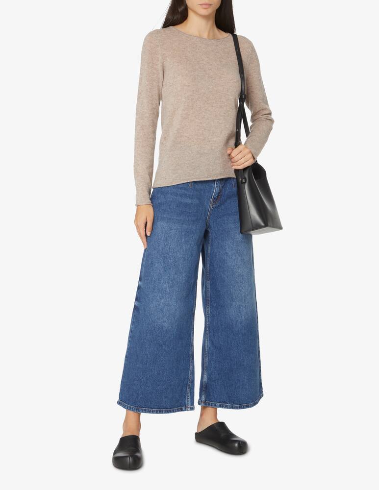 rinascente Pure Cashmere Maglione scollo a barca - Beige