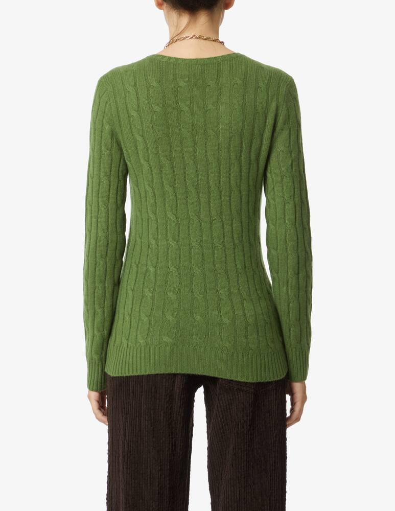 rinascente Pure Cashmere Long sleeved crewneck jumper - Green