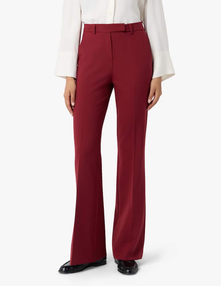 24.7 Studio Pantaloni flare in lana mix - immagine 1 24.7 Studio Pantaloni flare in lana mix - immagine 1