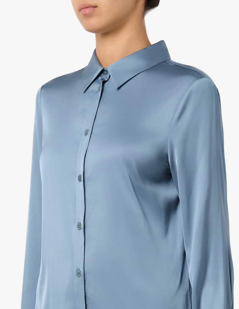 24.7 Studio Camicia in viscosa maniche lunghe - immagine 4 24.7 Studio Camicia in viscosa maniche lunghe - immagine 4