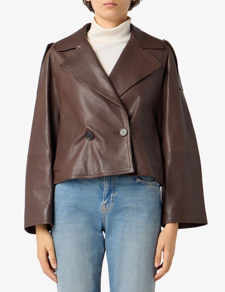 rinascente Weekend Max Mara Faux leather jacket