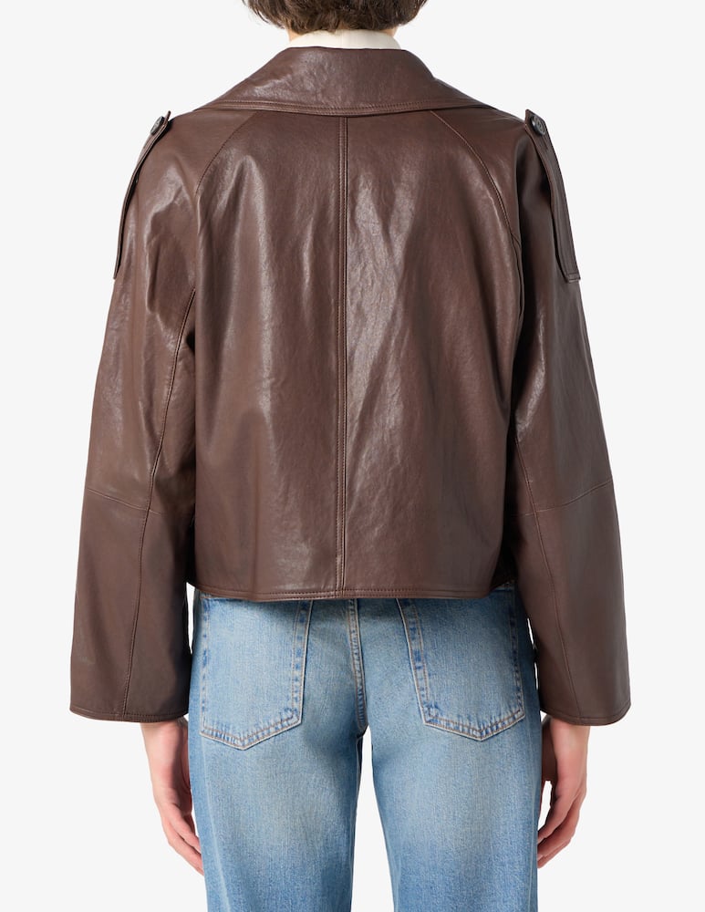rinascente Weekend Max Mara Faux leather jacket