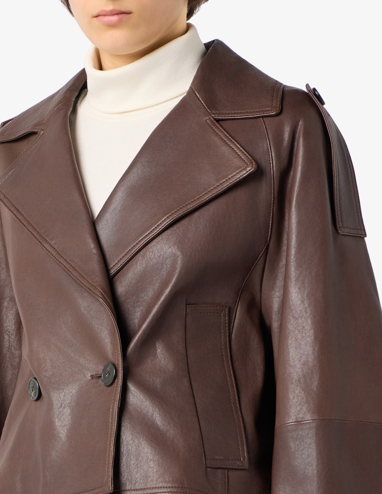 rinascente Weekend Max Mara Faux leather jacket