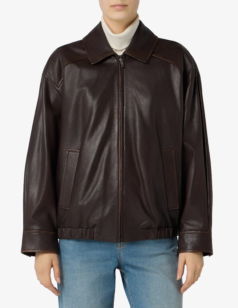 rinascente Weekend Max Mara Faux leather jacket