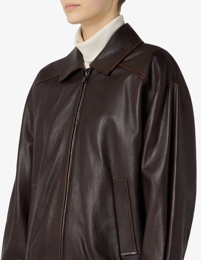 rinascente Weekend Max Mara Faux leather jacket