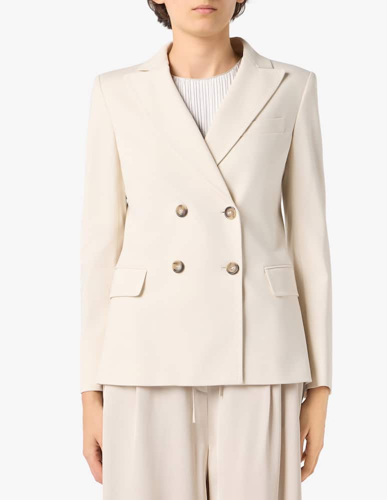 Weekend Max Mara Jersey double-breasted jacket - picture 1