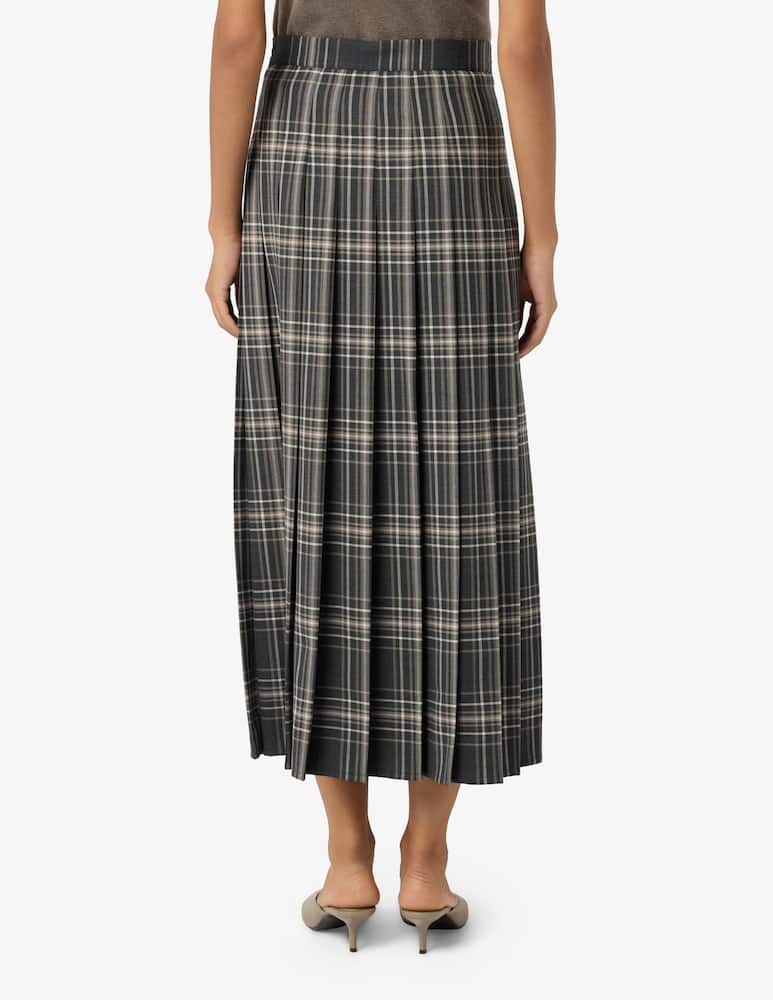 Weekend Max Mara Pleated tartan skirt - picture 3
