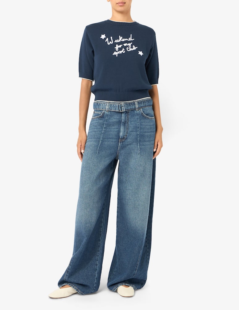Weekend Max Mara Slogan knit top - picture 2 Weekend Max Mara Slogan knit top - picture 2
