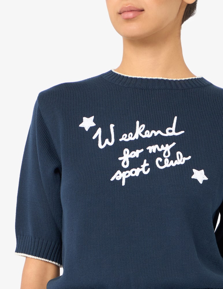 Weekend Max Mara Slogan knit top - picture 4 Weekend Max Mara Slogan knit top - picture 4