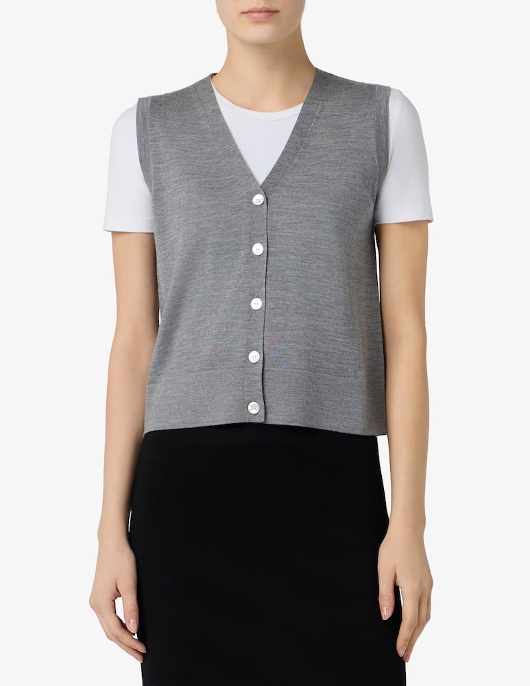 rinascente MM by MaxMara Knitted cardigan vest