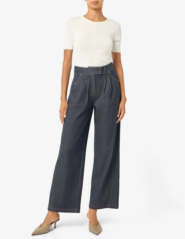 MM by MaxMara Pantalone ampio in jersey - immagine 2 MM by MaxMara Pantalone ampio in jersey - immagine 2