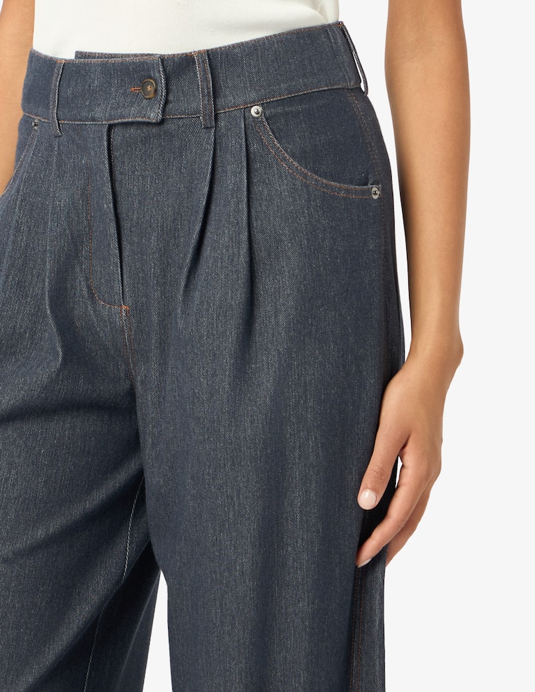 MM by MaxMara Pantalone ampio in jersey - immagine 4 MM by MaxMara Pantalone ampio in jersey - immagine 4