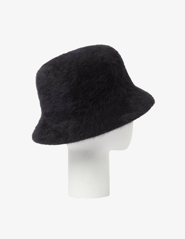 rinascente Raffaello Bettini Giada fluffy bucket hat - Black