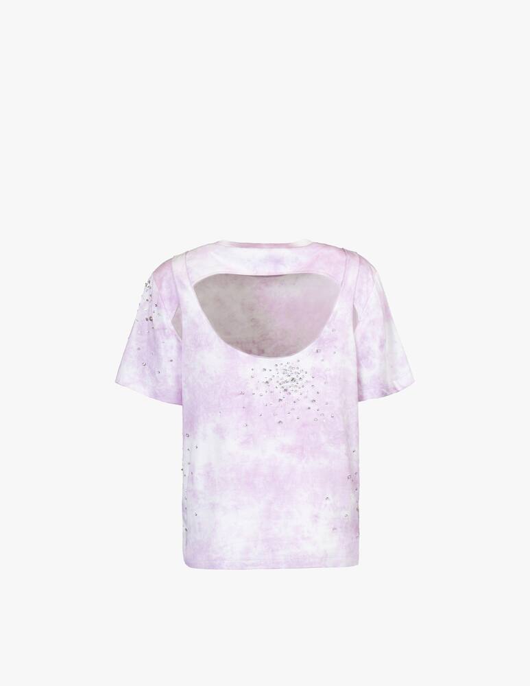 rinascente Des Phemmes T-shirt in cotone - lilla