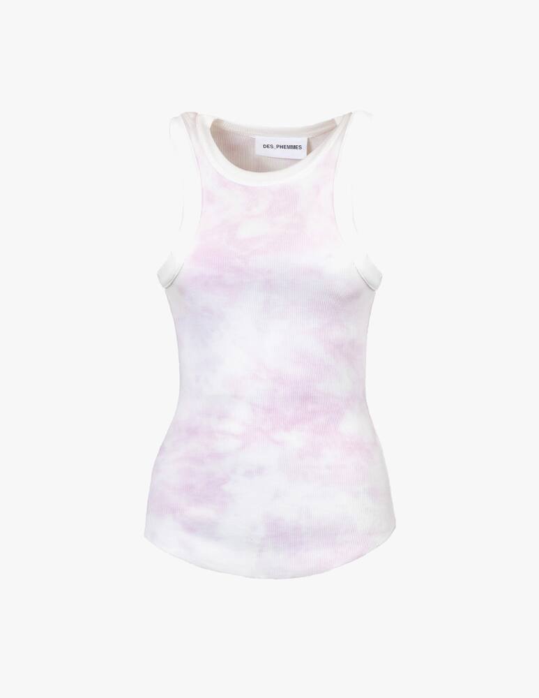 Des Phemmes Cotton tank - lilac - picture 1 Des Phemmes Cotton tank - lilac - picture 1