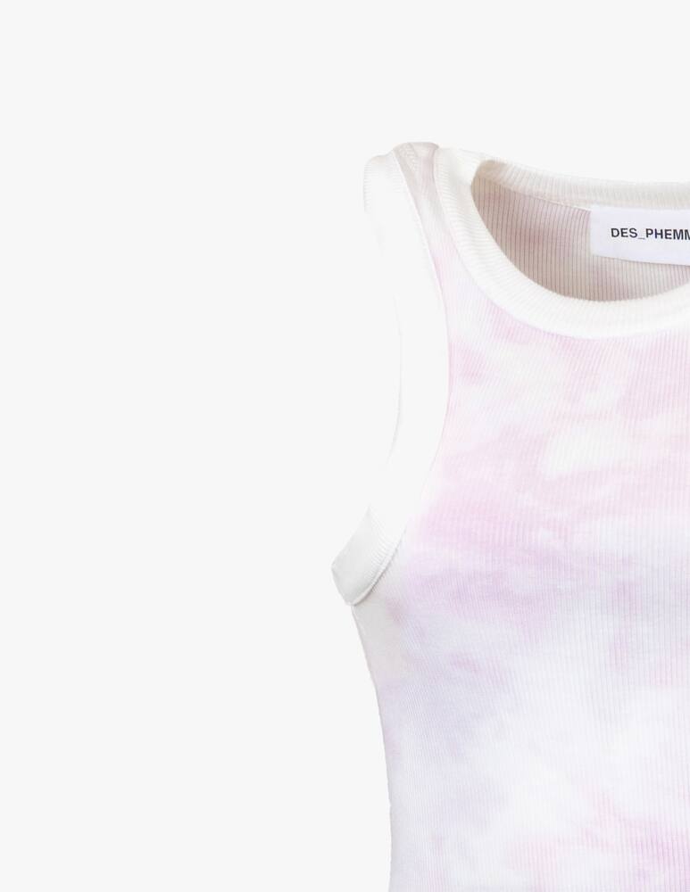 Des Phemmes Cotton tank - lilac - picture 3 Des Phemmes Cotton tank - lilac - picture 3