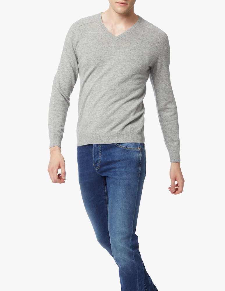 Pure Cashmere 100% cashmere v neck sweater - picture 2