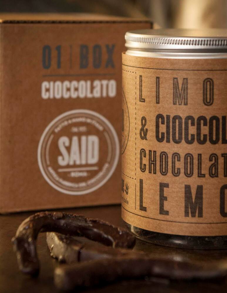 Said Scorzette Agrumi e Zenzero ricoperte di cioccolato fondente 130g - immagine 1 Said Scorzette Agrumi e Zenzero ricoperte di cioccolato fondente 130g - immagine 1